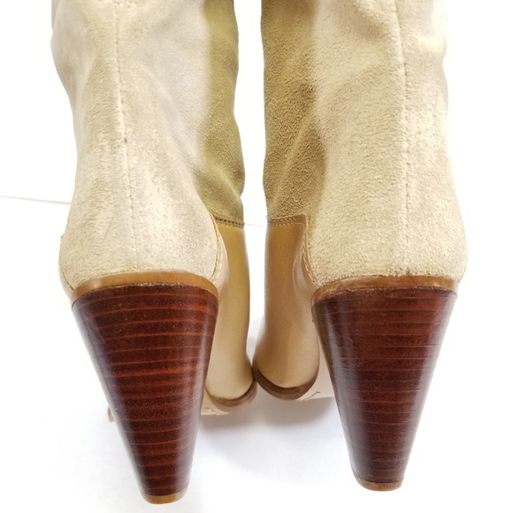 Vtg ZODIAC USA WOMEN'S 6.5M Leather & Suede Boots - Picture 6 of 8